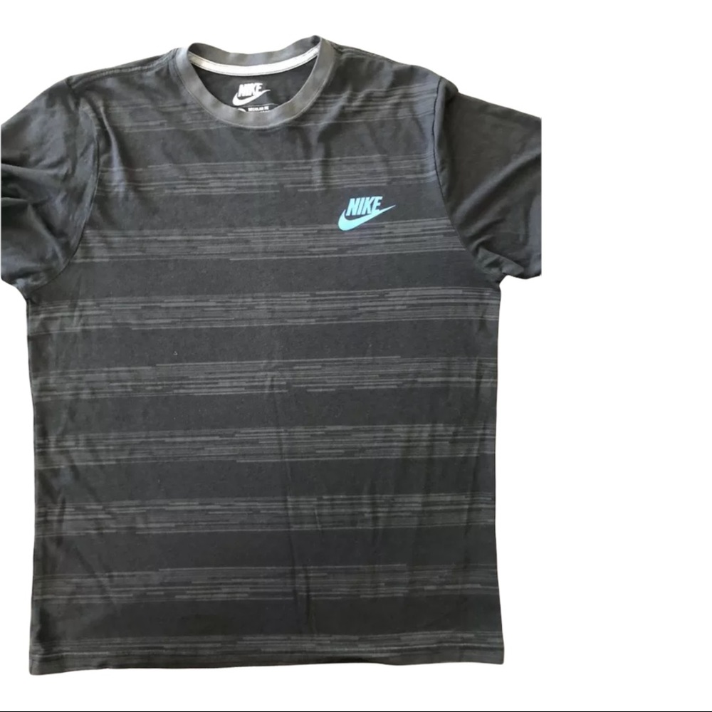 Nike grey stripes shirt men’s size L